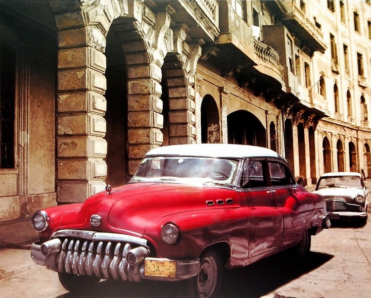 Stampa d'arte Cuban Cars I