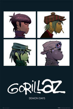 Poster, Affiche Gorillaz - demon days en ligne | 3+1 GRATUIT