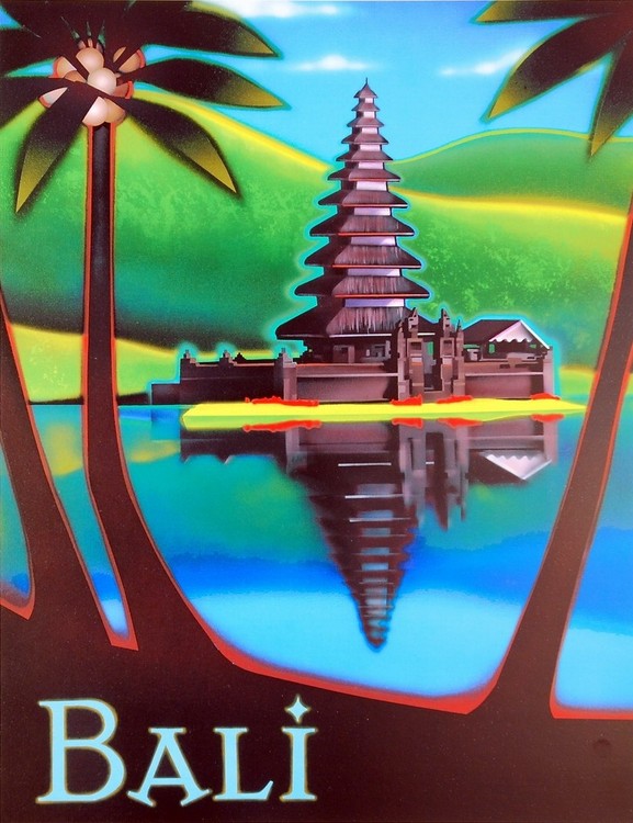 Druk artystyczny Bali
