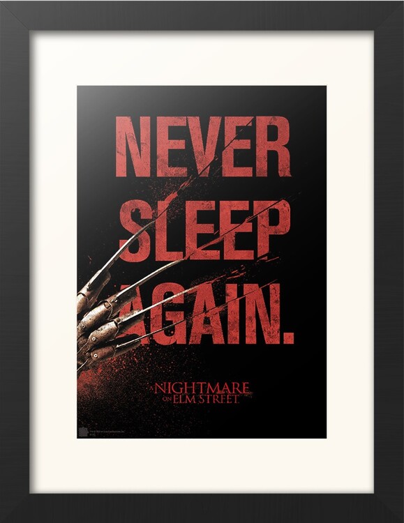 Poster incorniciato Nightmare: Dal profondo della notte - Never Sleep Again