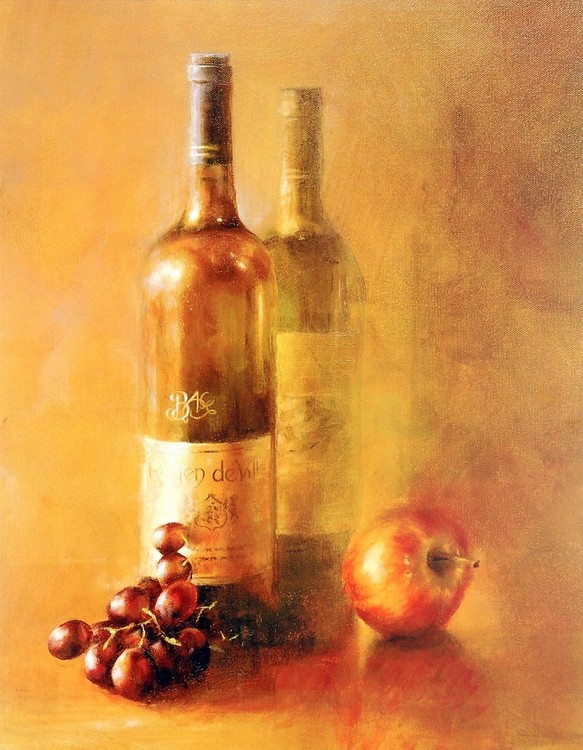 Umělecký tisk Sunset Wine I