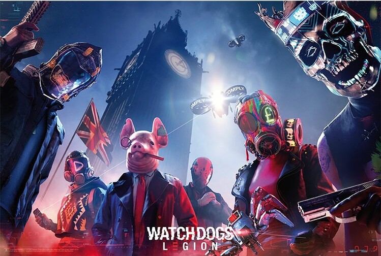 Poster Watch Dogs - Keyart Legion