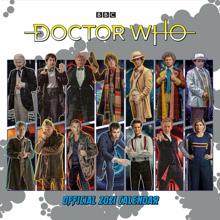 Kalendář 2027 Doctor Who - Classic Edition