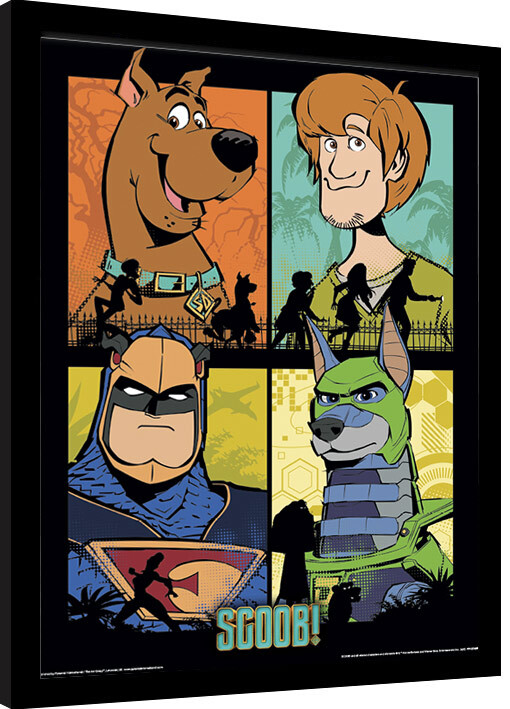 Poster enmarcado Scoob! - The Heroes