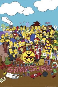 Poster THE SIMPSONS - yellow album