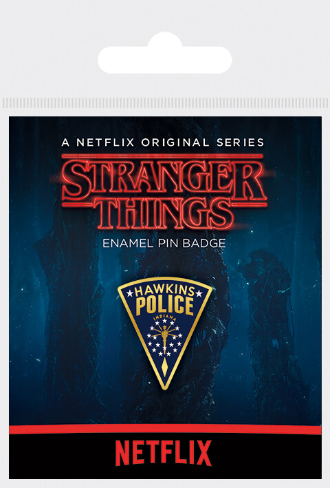 Button Stranger Things - Hawkins Police