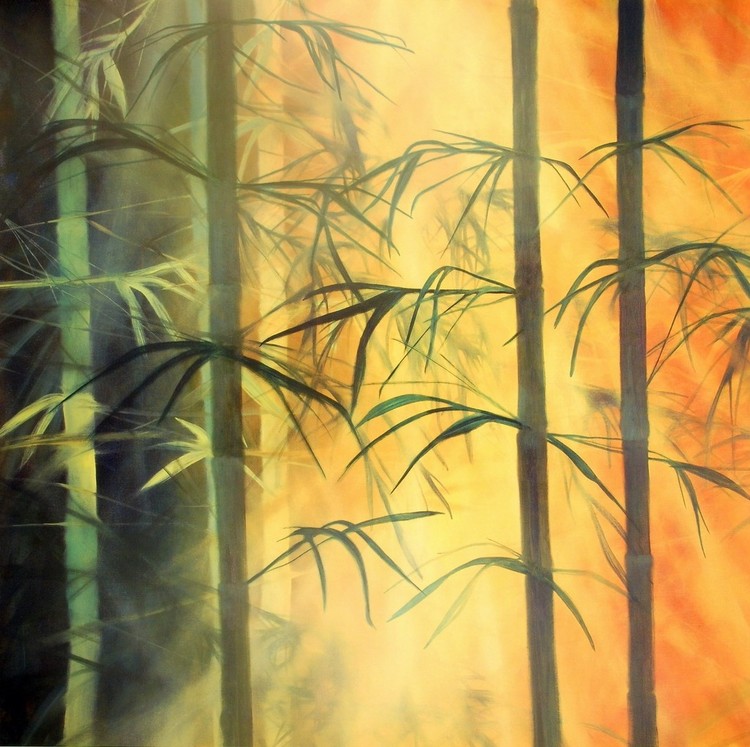 Kunstdruk Bamboo Groove I