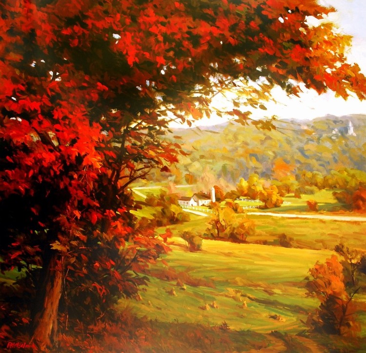 Kunstdruk Peace in the Valley
