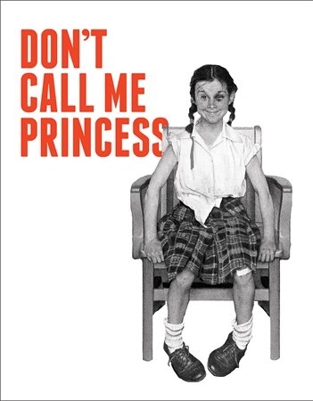 Metallschild Don't Call Me Princess