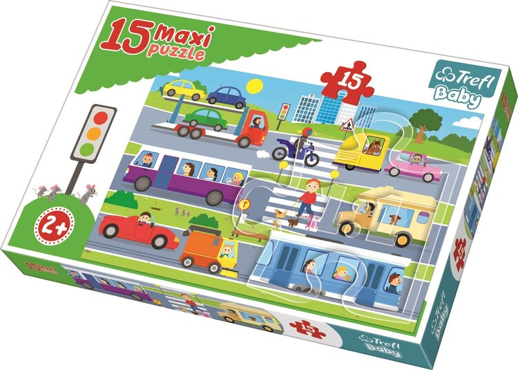 Puzzel Vehicles in the city