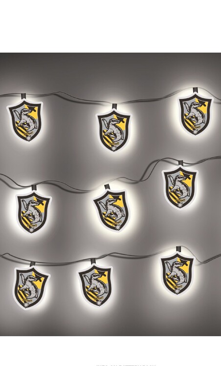 Luci decorative Harry Potter - Hufflepuff Crest