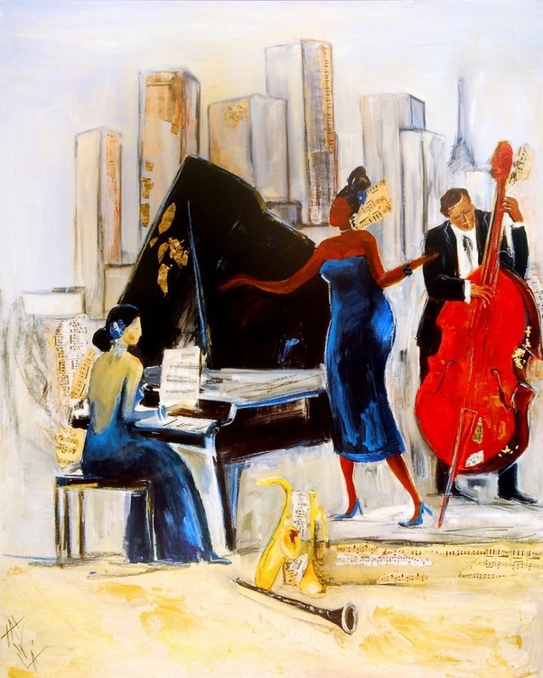 Reproduction d'art Jazz Band