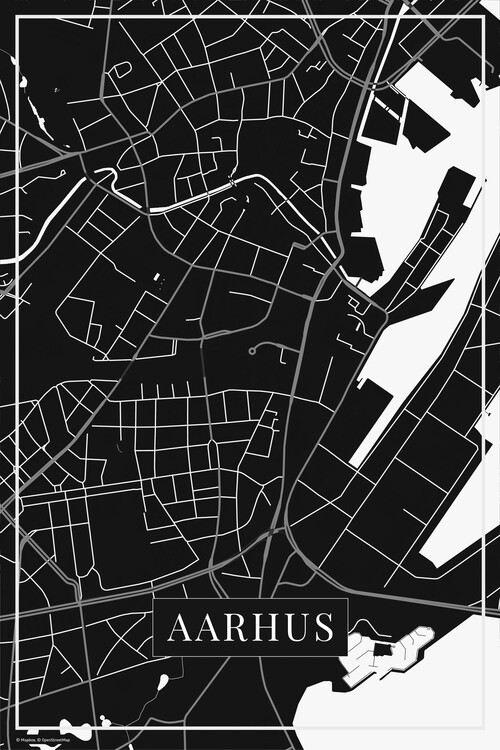 Samolepka Aarhus black