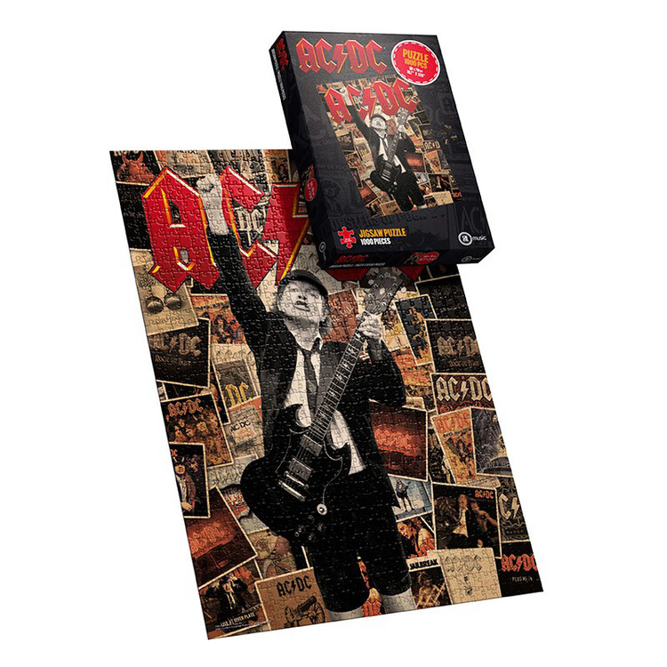 Jigsaw puzzle AC/DC - Angus Collage | Tips for original gifts | UKposters