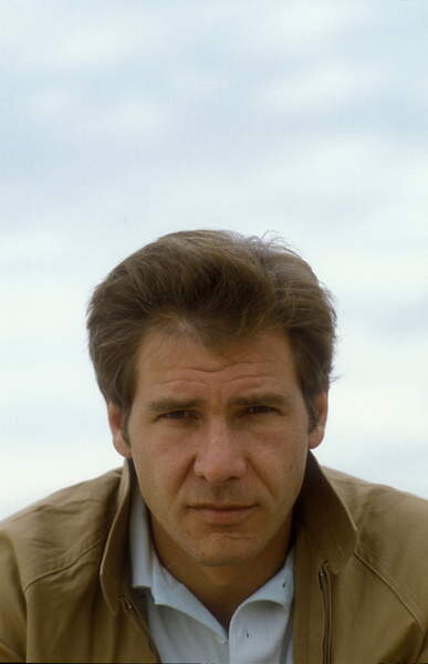 Samolepka Actor HARRISON FORD, Venice Film Festival about 1980/HARRISON FORD, attore, Venice Film Festival 1980 circa