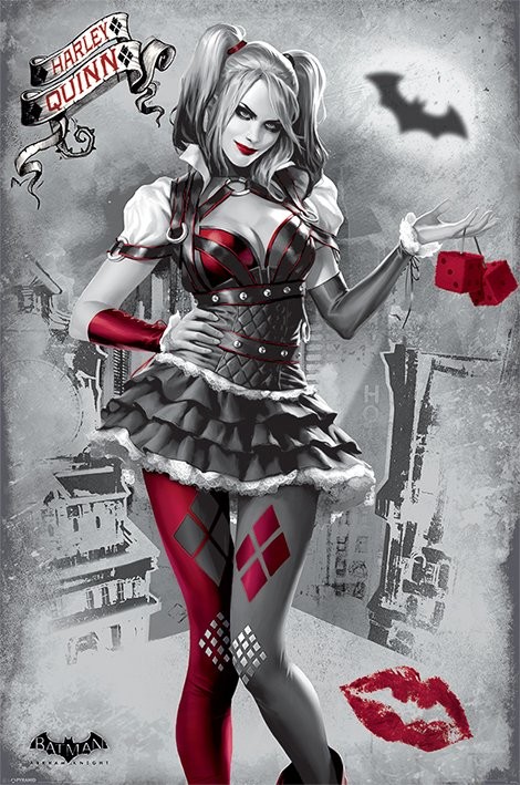 Batman Arkham Knight - Harley Quinn Poster, Affiche | All poster chez  Europosters