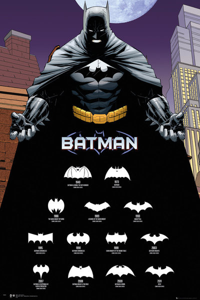 Batman Comics - Logos Poster, Affiche | All poster chez Europosters