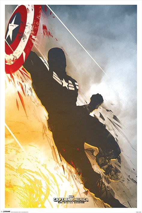 Captain America Le Soldat De L Hiver One Sheet Poster Affiche All Poster Chez Europosters