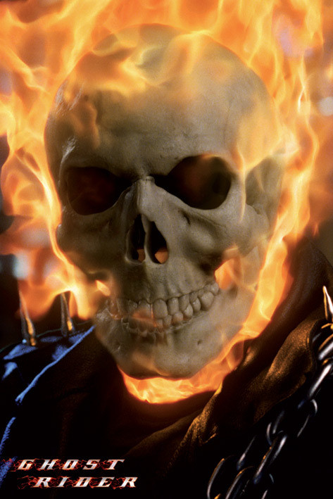 Ghost Rider Skull Poster Affiche All Poster Chez Europosters