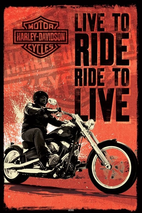 Vintage Harley Davidson Porte-clés Accessoire de moto Harley Rider