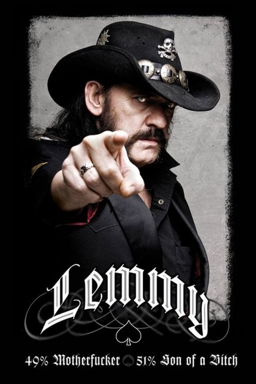 Poster Lemmy - 49% mofo
