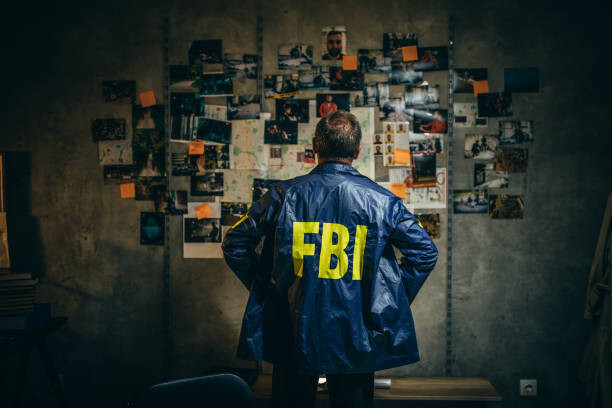 Poster Mature FBI agent works on a case alone