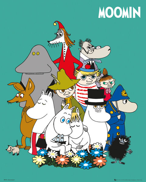 MOOMINS - characters Poster, Affiche