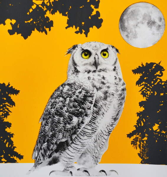 Tableau sur toile Moonbathing, 2016,
