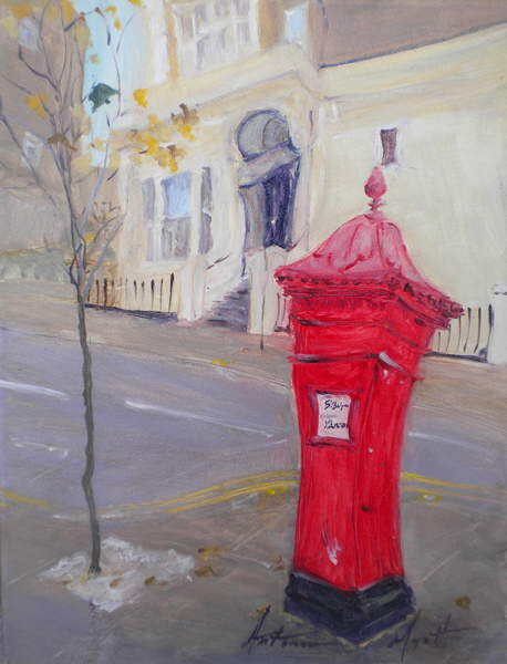 Tableau sur toile Post Box