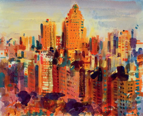Tableau sur toile Upper Manhattan, 2000