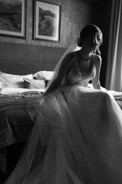 Poster wedding day - stock photo