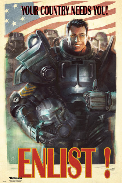 Fallout 4 - Enlist Poster