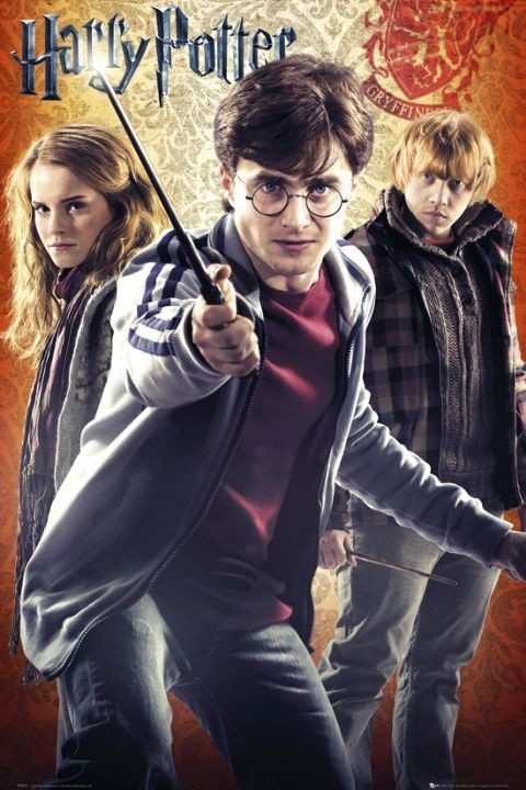 Harry Potter 7 Trio Poster Affiche Acheter Le Sur Europostersfr