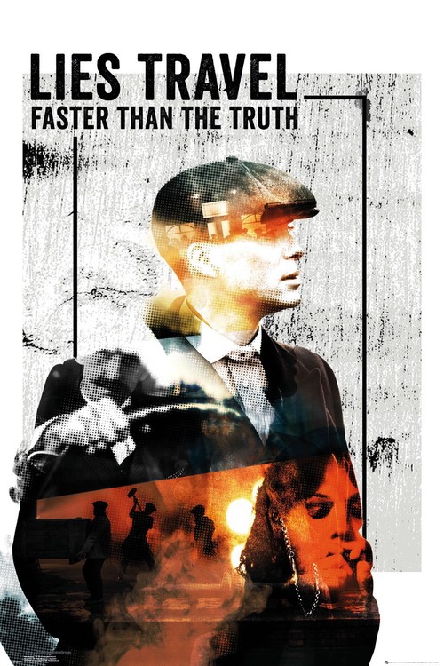 Peaky Blinders - Lies Travel Poster, Affiche | Acheter-le ...