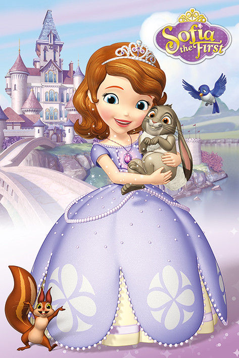 Princesse Sofia Characters Poster Affiche Acheter Le Sur   Princesse Sofia Characters I31845 