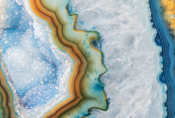 Naklejka Agate macro