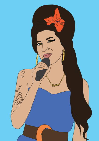 Samolepka Amy Jade Winehouse