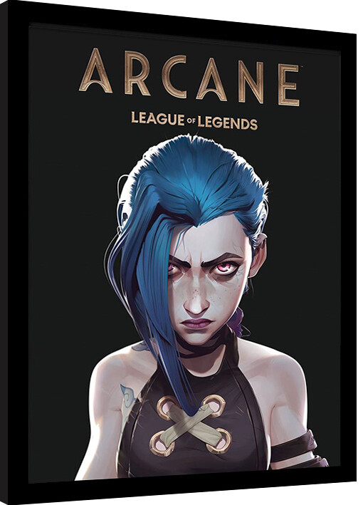 Rámovaný plagát Arcane - Jinx | Plagáty, obrazy na stenu | Posters.sk