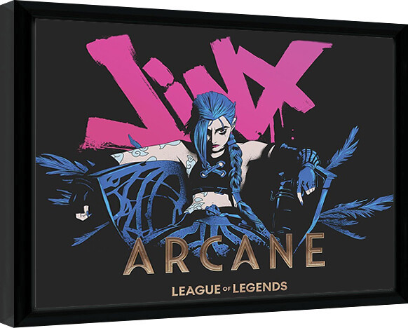Zarámovaný plakát Arcane - Jinx