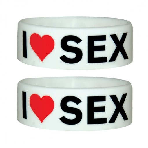 Armband I LOVE SEX - Tips voor originele cadeaus