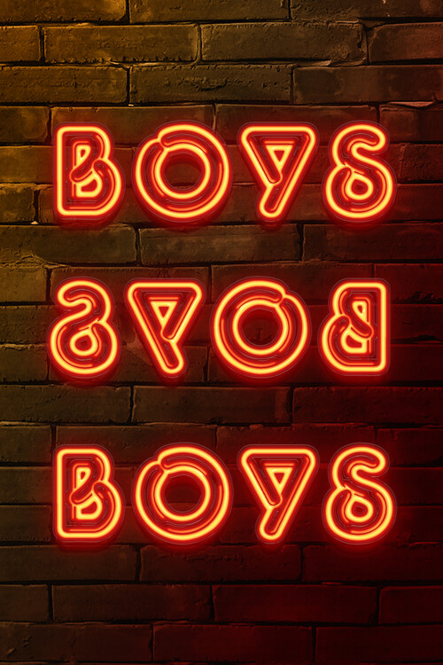 Arte fotográfico BOYS BOYS BOYS
