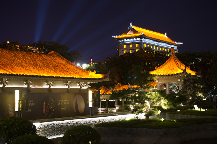 Arte fotográfico China 10MKm2 Collection - City Night Xi'an IV