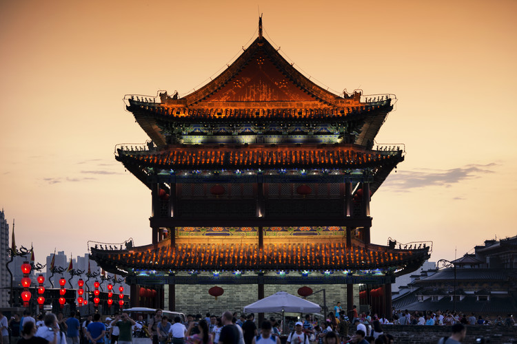 Arte fotográfico China 10MKm2 Collection - Xi'an Temple