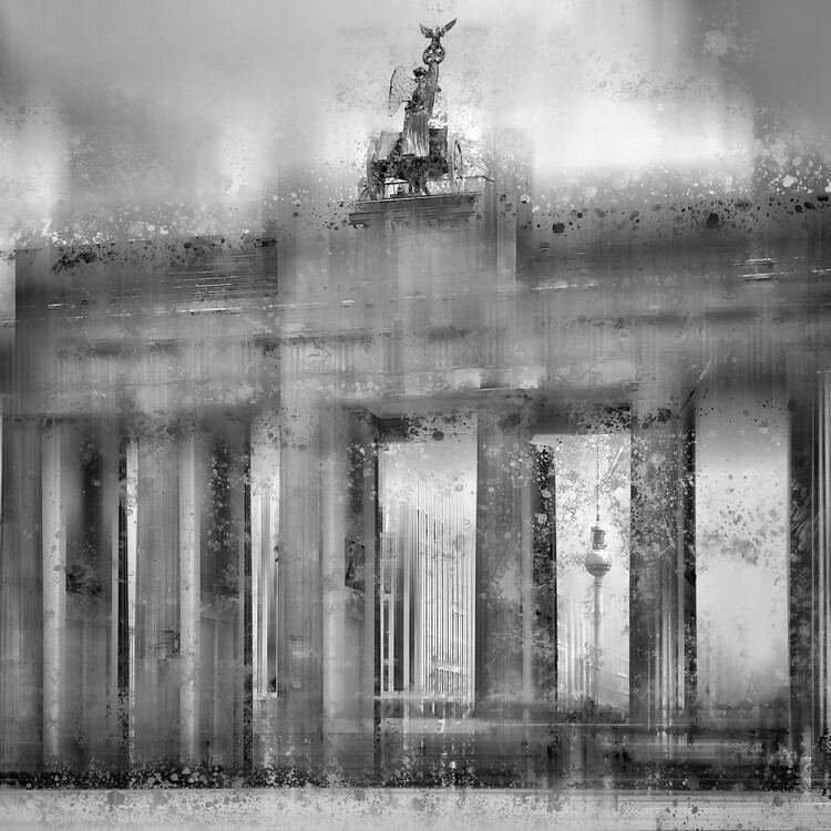 Arte fotográfico City Art BERLIN Brandenburg Gate