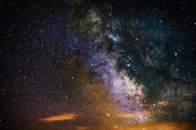 Photographie d'art Details of Milky Way of St-Maria multicolour graded II