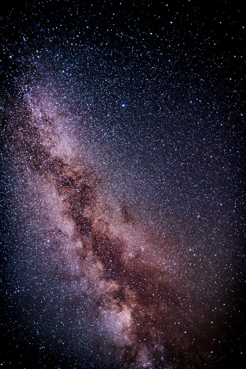 Photographie d'art Details of Milky Way of St-Maria with lilac-blue graded II