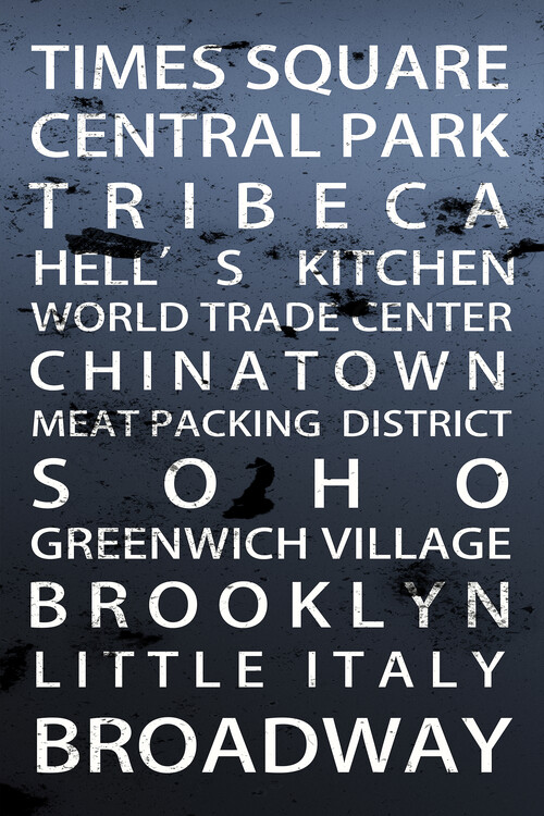Arte fotográfico Districts NY