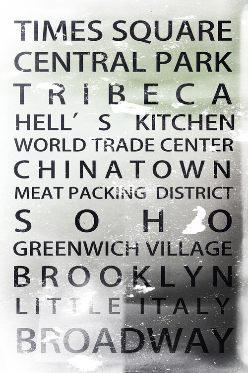 Arte fotográfico Districts NY II