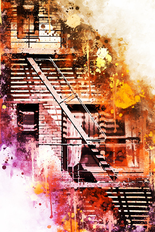 Arte fotográfico Fire Escape