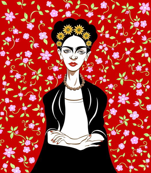 Frida Kahlo, 2018 Kunsttryk Reproduktion, Billede på Europosters.dk Frida Kahlo, 2018 Kunsttryk Reproduktion, Billede på Europosters.dk